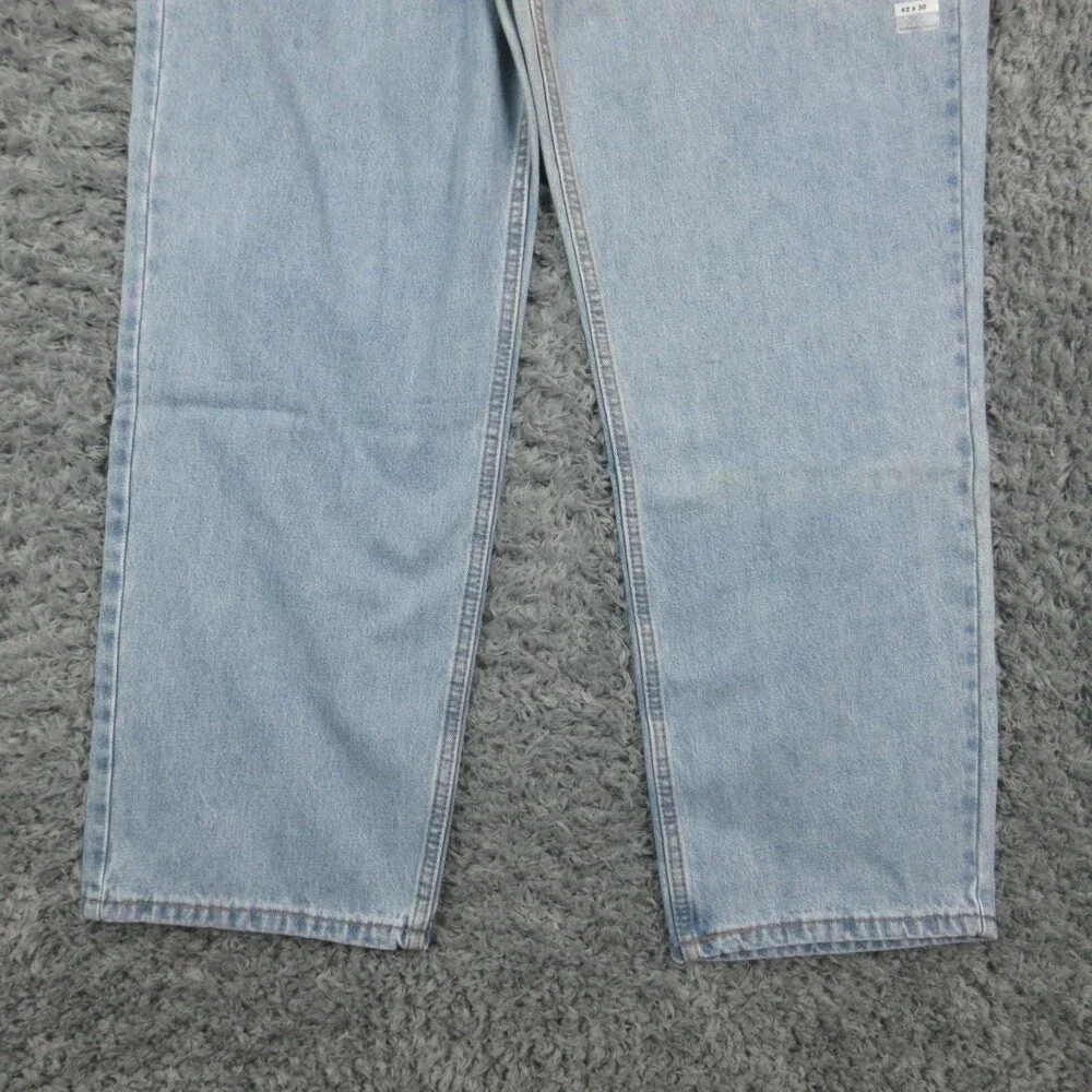 Levis 550 Jeans Mens 42x30 Light Wash Relaxed Fit Tapered Leg Denim 41x29.5* NWT